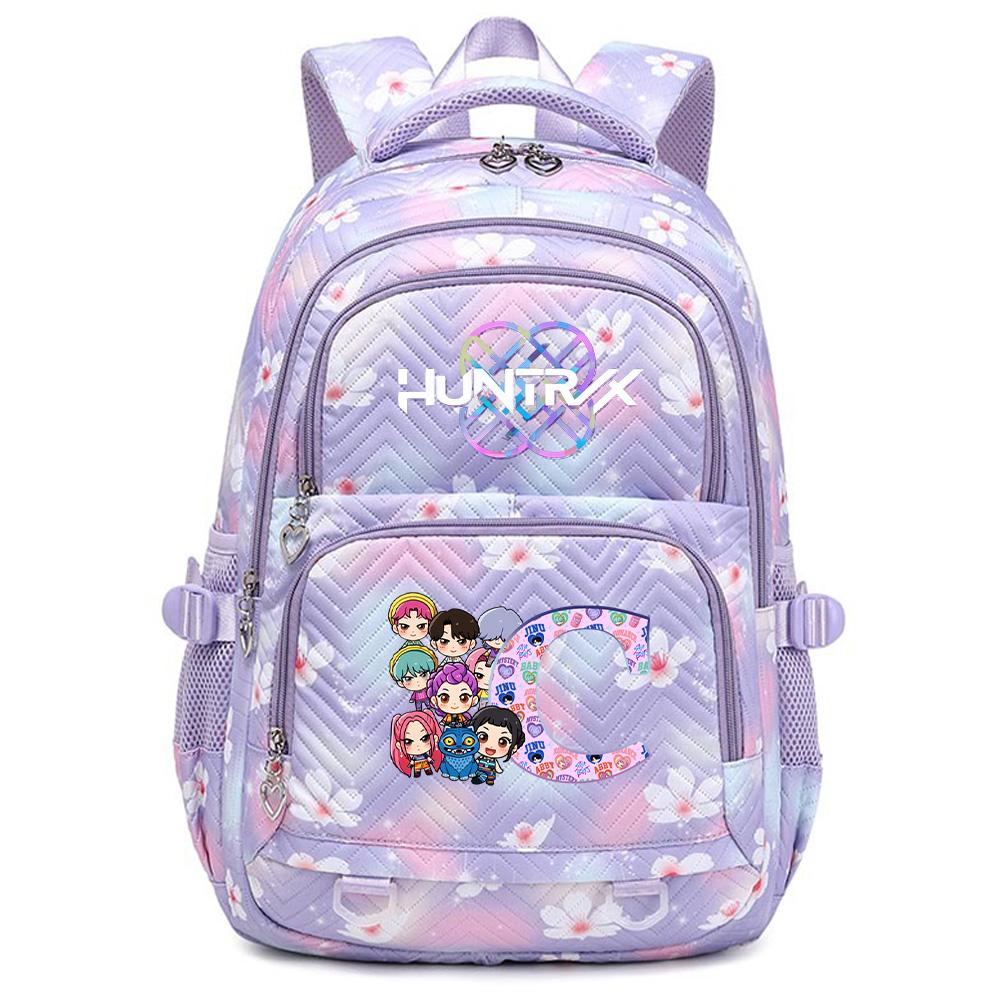 

26 English Letter K-Pop Printed Backpack Student Teenager Bookbag for Boy Girl Schoolbag Kid Gift Women Large Capacity Travel Bag Mochila