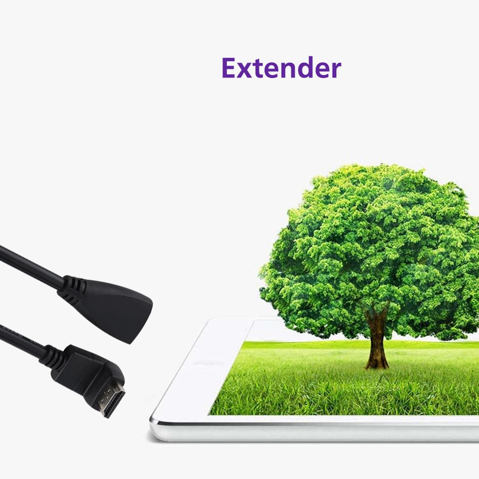 

Высококачественный Full HD1080p HDMI-кабель HDMI-кабель «папа-мама» (Изгиб на 90 градусов)