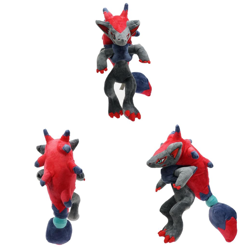Pokemon Zoroark Plüschtier mit kurzem Flor für Sammler und Kinder
