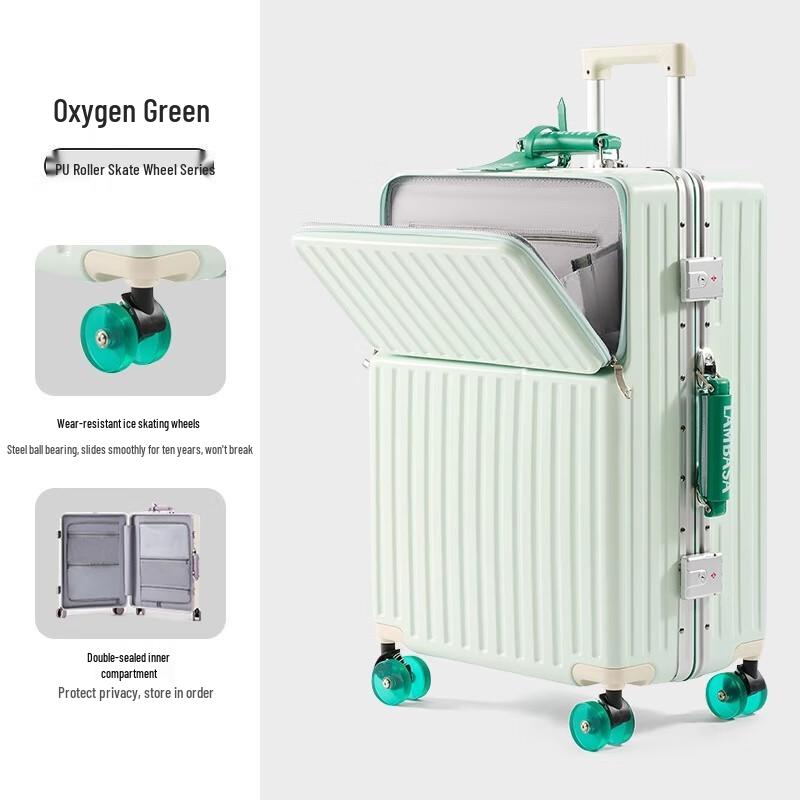 Li Shen 2025 Aluminum Frame Hardshell Travel Suitcase 28 inches