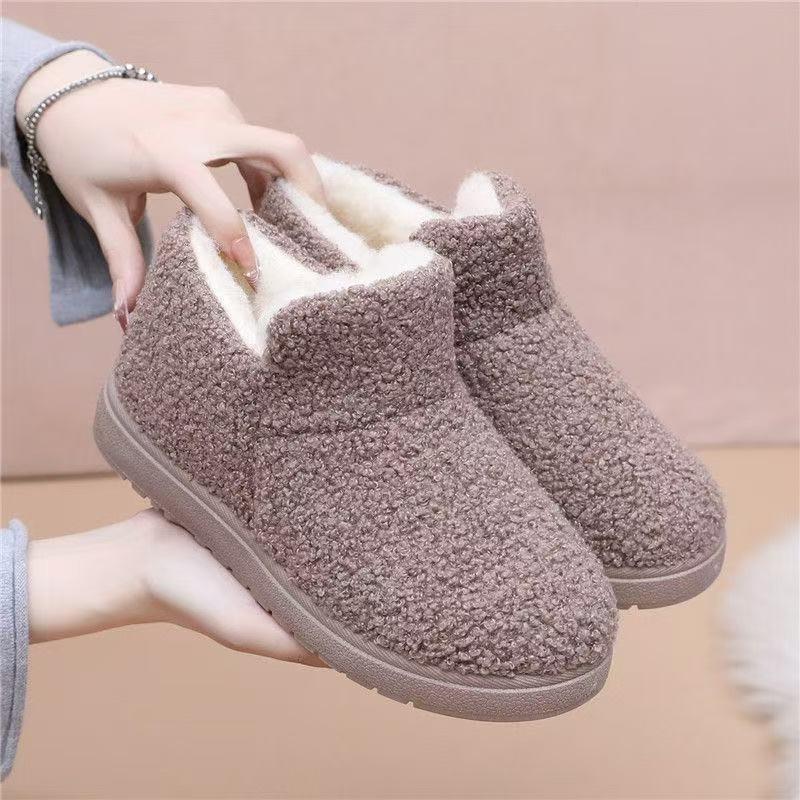 Women's Cotton Shoes with Soft Soles, Comfortable and Stylish, Suitable for Casual Wear, Warm in Winter, Mother's Shoes