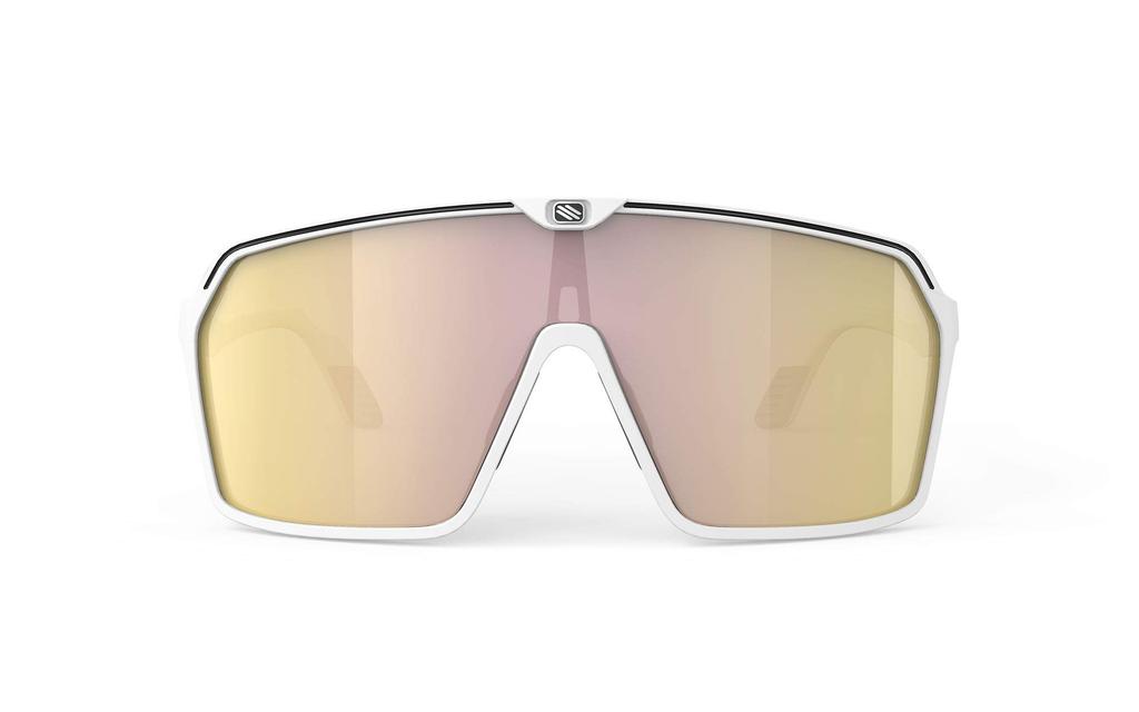 RUDY PROJECT Sport Sunglasses Spinshield White Matte Multi Laser Gold Cycling Running Golf SP725758-0000
