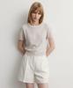 ARTID Cotton Double Layer Short Sleeve Knit_Light Grey