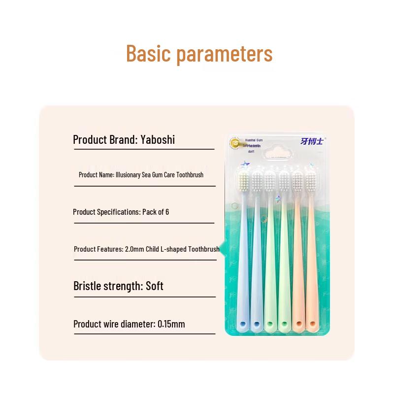 Dr. Dental Phantom Sea Soft Bristle Adult Toothbrush - 6-Pack