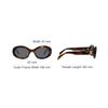 Celine Oval Sunglasses Blonde Havana/Smoke Women Eyewear Brown CL40194U-53A