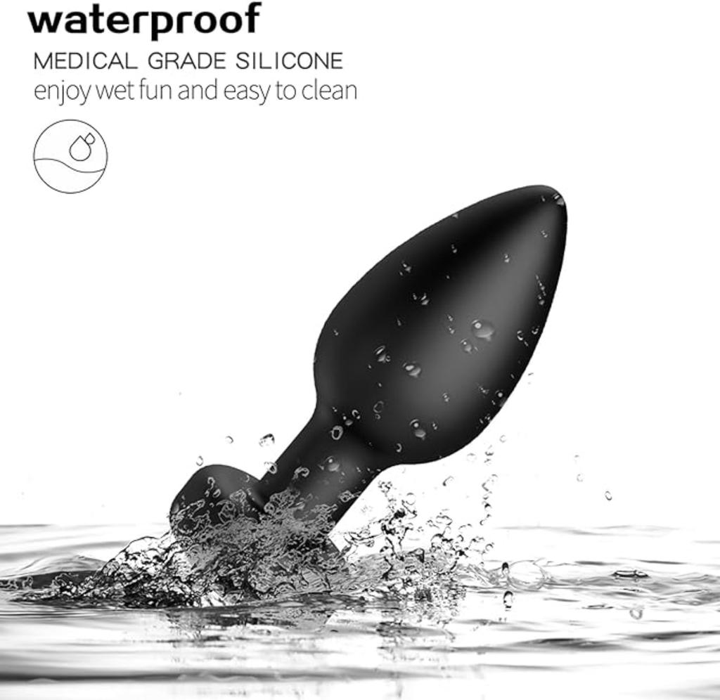 Anal Plug Adult Sex Toy,Wireless Remote Control 10 Frequency Vibration,Butt Plug for Male Prostate Massage Vibrating Anal Sex Toys for Woman