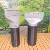 Tubo di Estensione per Condotto Diametro 130/150mm Accessori Tubo di Scarico Condizionatore d'Aria Portatile Ugello Piatto Tubo di Scarico Adattatore per Finestra