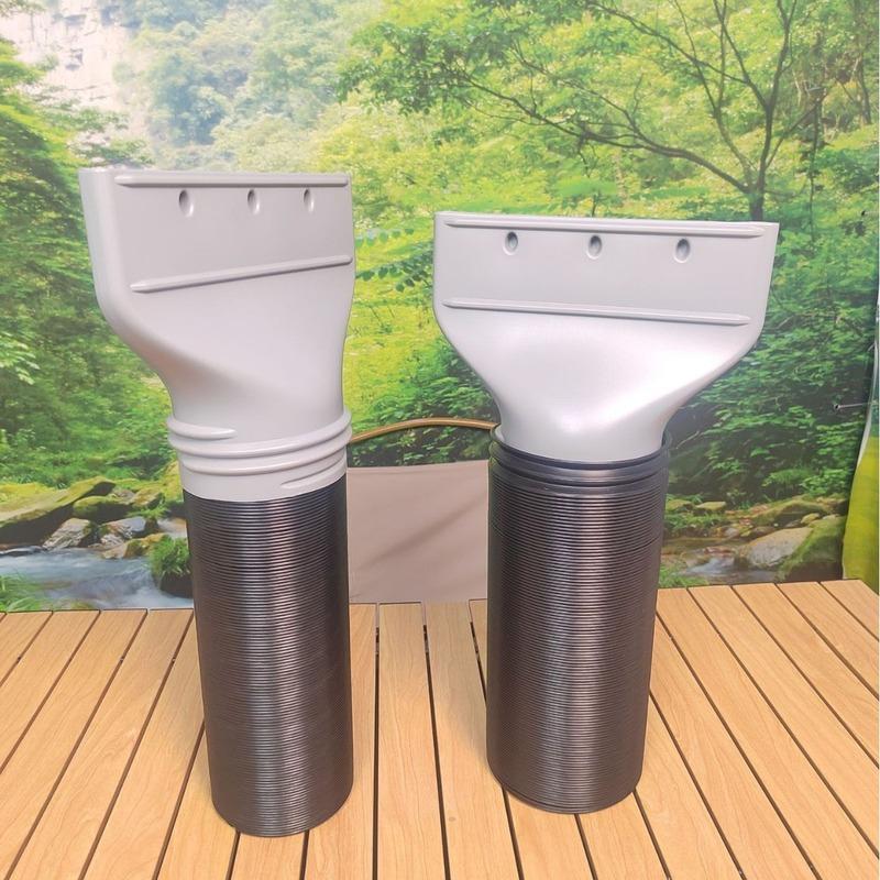 Tubo di Estensione per Condotto Diametro 130/150mm Accessori Tubo di Scarico Condizionatore d'Aria Portatile Ugello Piatto Tubo di Scarico Adattatore per Finestra