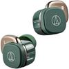 Wireless True Up To Hours IPX5 Wireless Charging Ambient Sound Includes Original Sticker Audio-Technica ATH-SQ1TW2NC GR(E) Noise-Canceling Earphones,