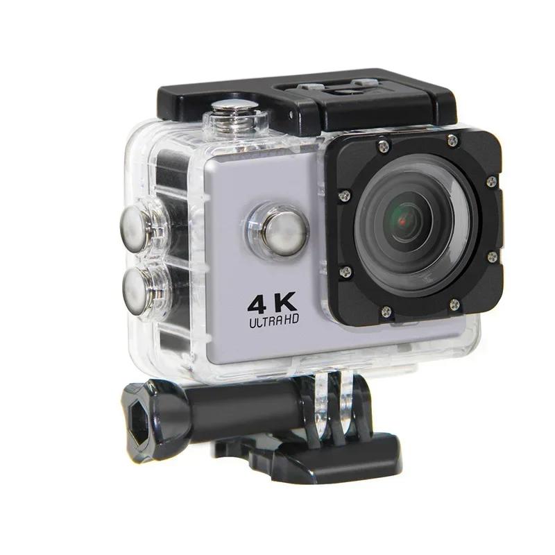 Ultra HD 4K Action Camera with WiFi - 30fps Waterproof Sports Camera (170° Wide Angle, 2.0" Screen) for Helmet & Underwater Use