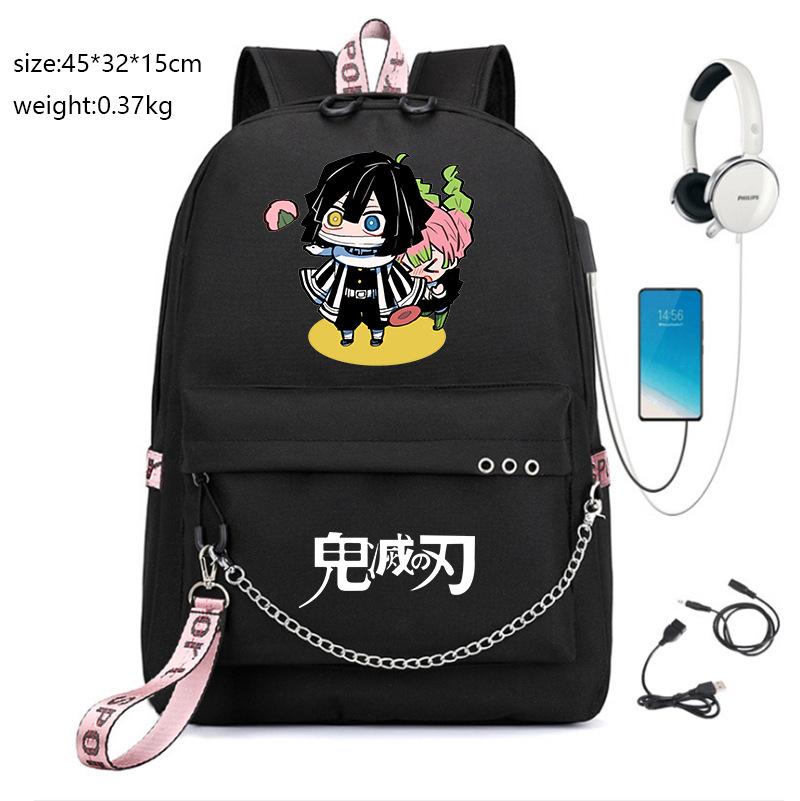 

Japan cartoon comics Demon Slayer Oxford High-Quality Backpack Large Capacity Student Shoulder Bag 0012