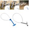 Adjustable Pig Catcher Pole Stainless Steel Animal Holder Catcher Tool for Accessories for Pigs Farm Handling