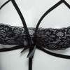 Sexy Lingeries Bowknot Bandage Backless Perspective Lace For Women