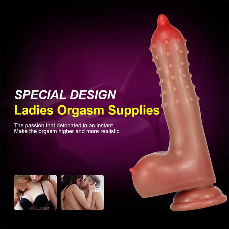 Lightning Rod Super Simulation Makeup Penis Female Penis Masturbation Device Adult Sex Toys
