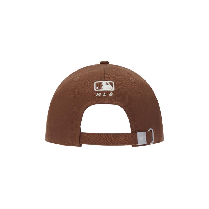 MLB Cotton Baseball Cap Hats & Caps Unisex Brown Fashion 3ACP6601N-50BRL