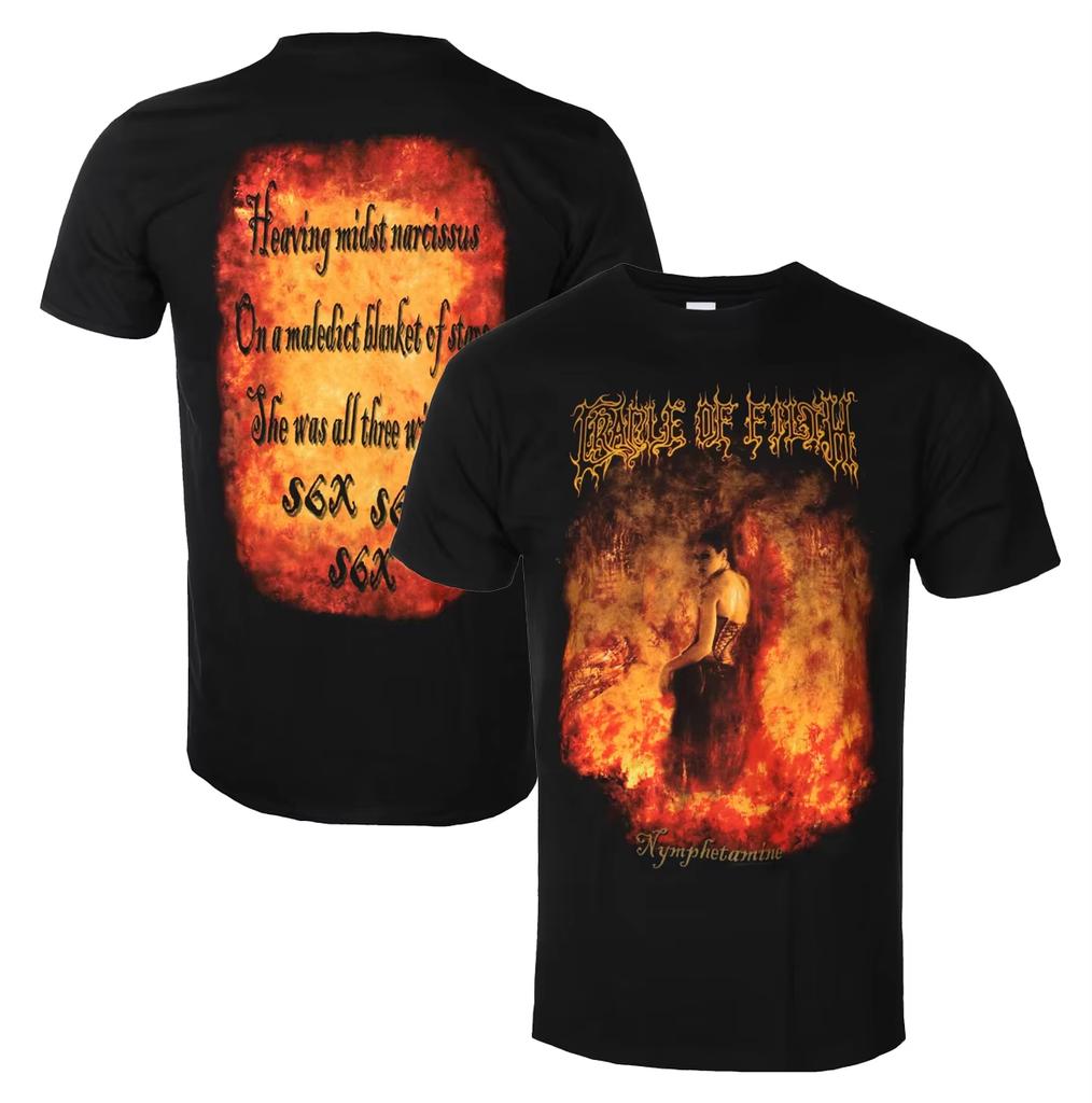 2025 Cradle of Filth Graphic Cotton T-shirt Unisex Men Women Summer Short Sleeve Fashion Top Casual Vintage Brand Retro Tee Tops