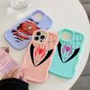 Spiderman LOGO Marvel Phone Case For iPhone 17E 11 12 13 14 15 16 17 Pro Max 16e 17 Air 13 Plus Wave Side Candy Color Back Cover