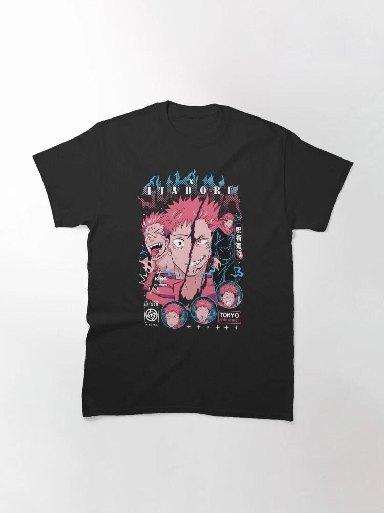 Anime Sukuna Yuji JJK Basic T Shirt Unisex Style S