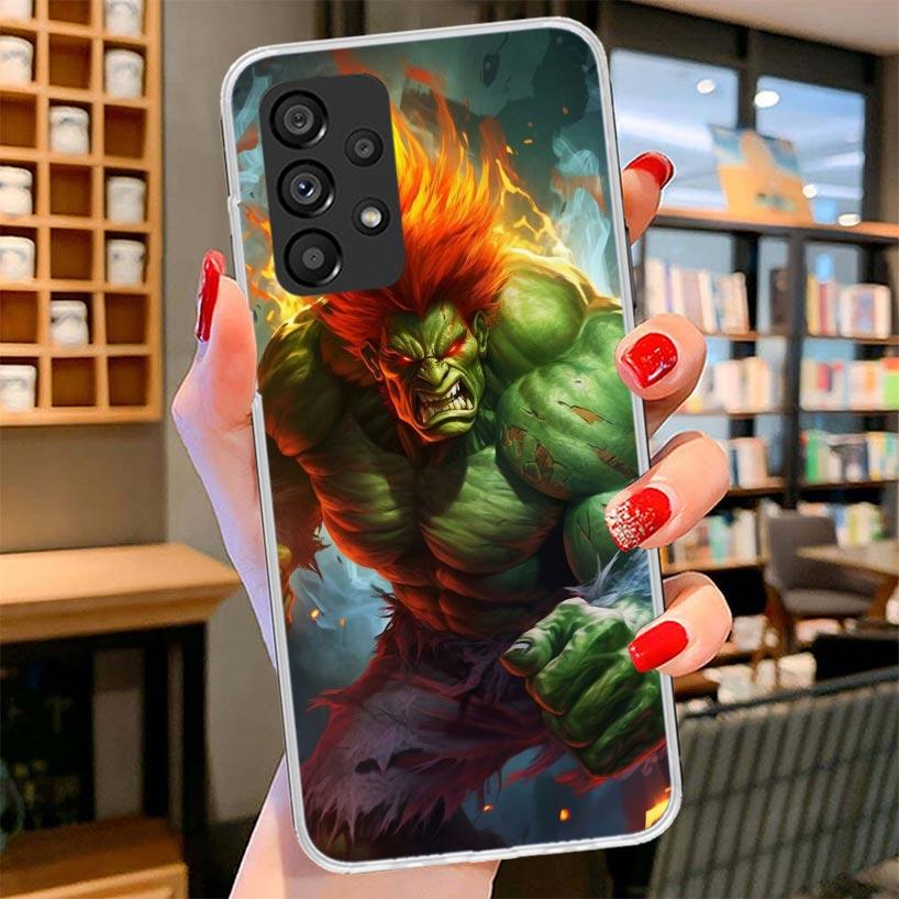 Game S-Street F-FighterS Phone Case For Samsung Galaxy A12 A22 A32 A52 A72 A02S Phone Case Note 20 Ultra 10 S10 Plus A51 A71 A50