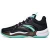New Hear Wave 3 Cushioning Anti Slip And Wear Resistant Low Top Basketball Shoes Men's Black Green 112131608-1