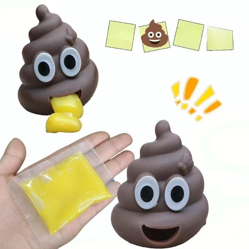 Mocking Feces, Vomiting, Relieving Stress At A Party Playing Pranks Simulating Feces As A Surprise Halloween Gift for Friends