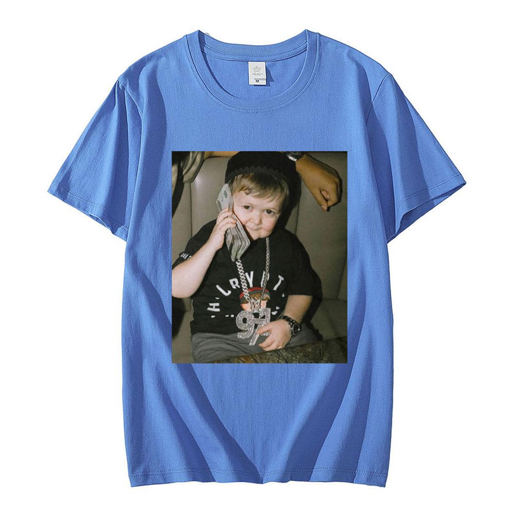 Hasbulla Fighting Meme Tshirt Mini Khabib Blogger Graphic Tshirts Unisex Women High Quality Oversized Tee Shirt Unisex Streetwear