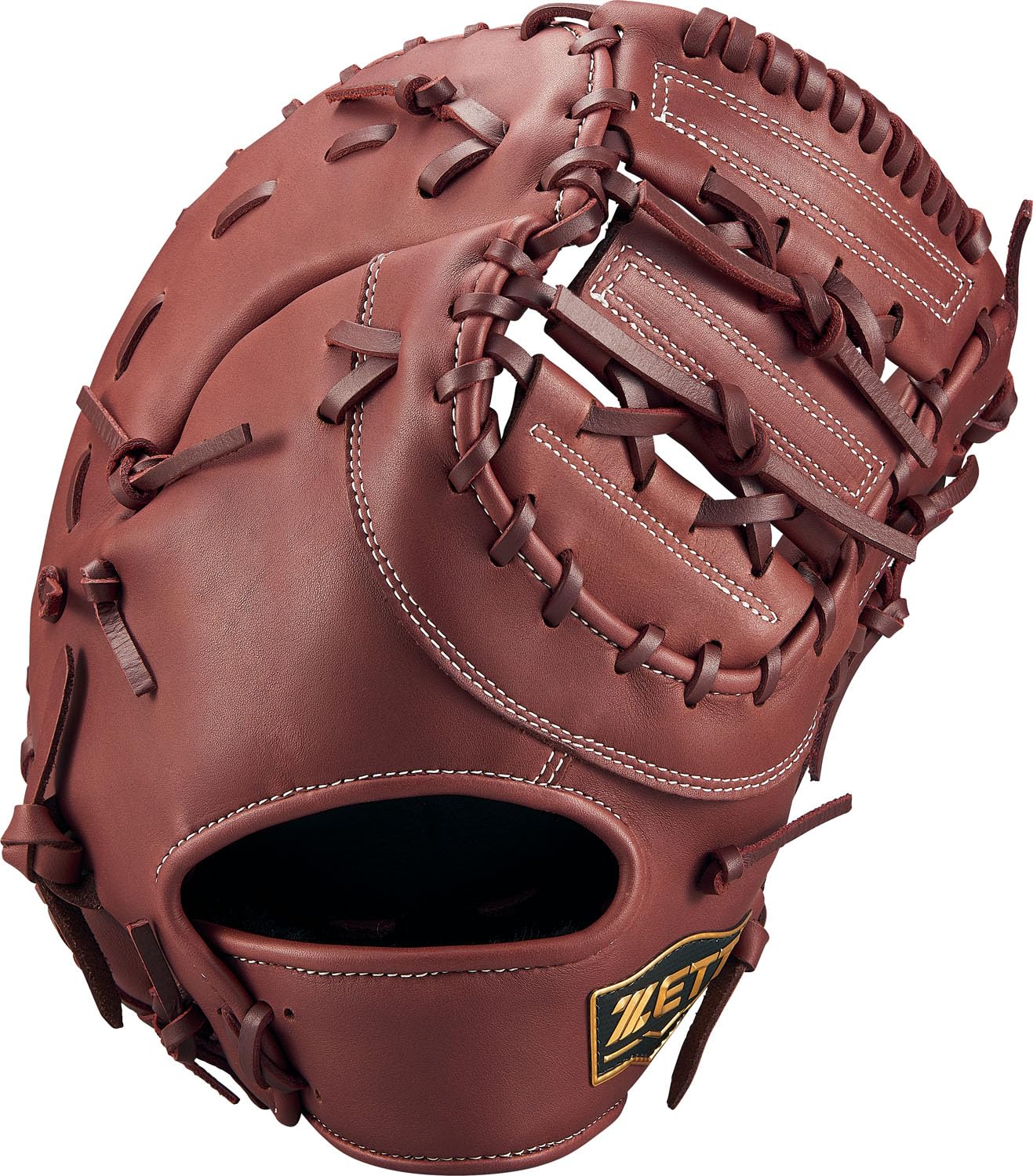 

ZETT Winning Road First Chocolate Brown BRFB33513R Baseman s Mitt, Right-Handed Throw, (3700A),