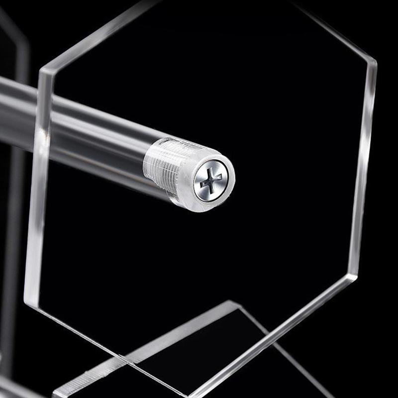 4-ярусный прозрачный съемный акриловый демонстрационный стенд держатель стойка гаражный комплект дисплей для слепых коробок держатель для ювелирных изделий полка 1 set