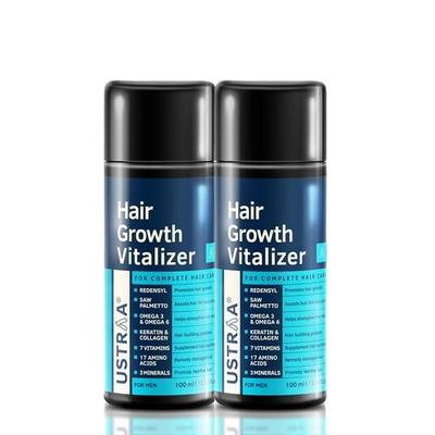 Vitalizador para el Crecimiento Capilar 100 ml - Set de 2 - Clínicamente Probado | Aceite Capilar con Redensyl, Saw Palmetto, Vitaminas, Aminoácidos y Keratina