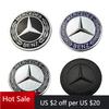 Hots Auto Logo Motorhauben Emblem Metall Flaches Abzeichen Zubehör für Mercedes Benz AMG E S C A B Klasse GLE GLS CLS GLC CLA G