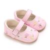 0-1Year Baby Shoes Infant Pre-Walker Shoes Girls Princess Bow Shoes Cute Breathable Flower Soft Sole Casual Sports Footwear