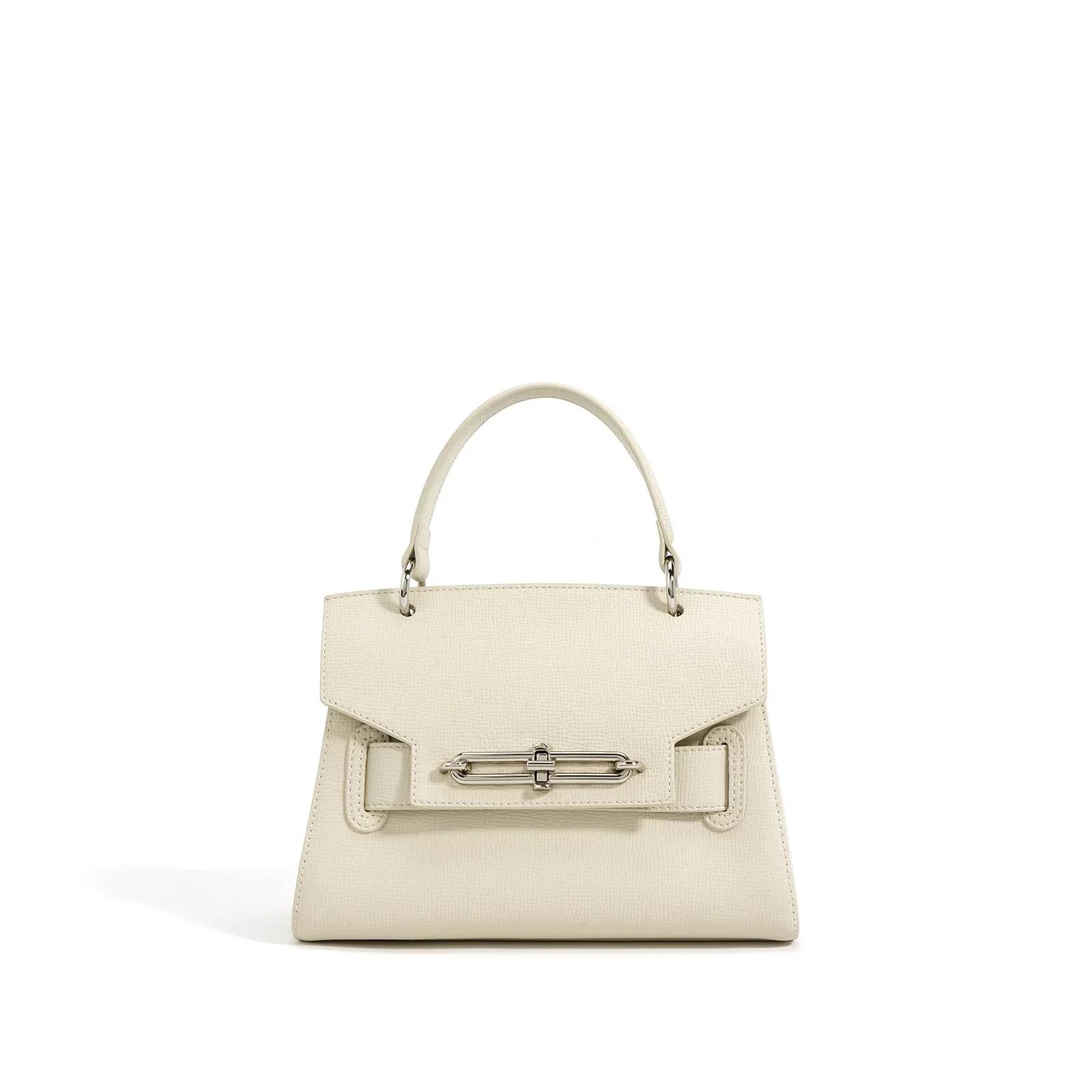 

Модная женская сумка большой емкости, высококачественная однотонная сумка через плечо из натуральной кожи