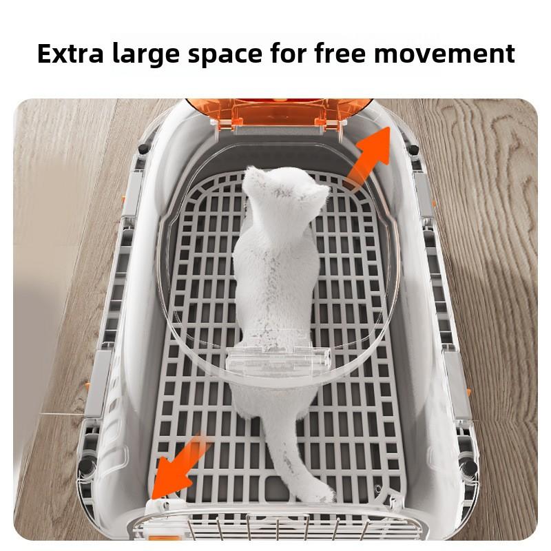 Haustier Luftbox Katze Hund Ausgehen Tragbar Anti-Stress Katzentasche Hundetasche Ausgehen Artefakt Atmungsaktiv Großer Raum