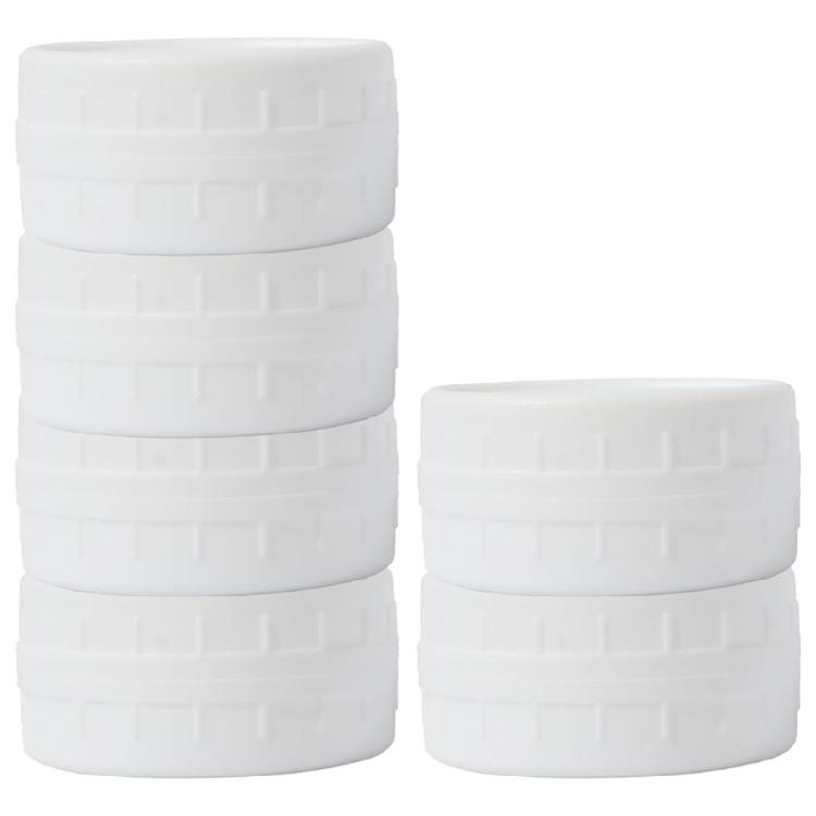 12Pz 86mm/70mm Tappi in Plastica per Barattoli Tappi Sigillanti Riutilizzabili Coperchio Ermetico a Tenuta per Cucina Conservazione Cibo Spezie Tappo per Conserve