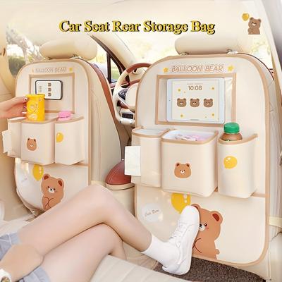 Car Seat Back  Kick Pad Cute Cartoon Children's Car Seat  Pad