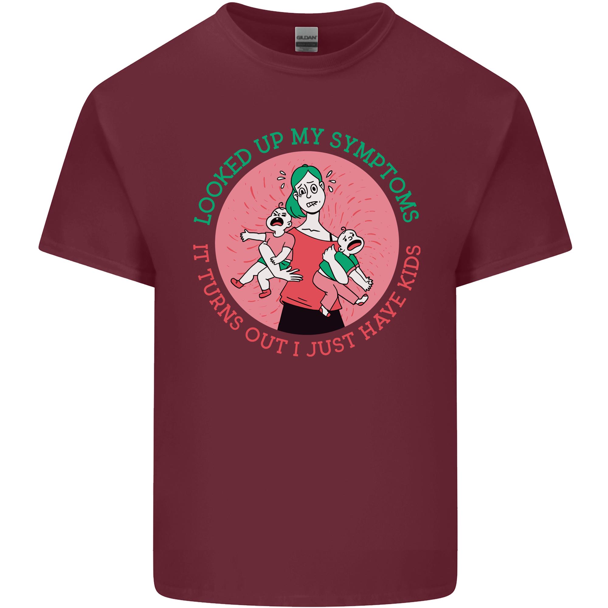 Overwhelmed Mum Kids Funny Mothers Day Unisexs Light Cotton TShirt S