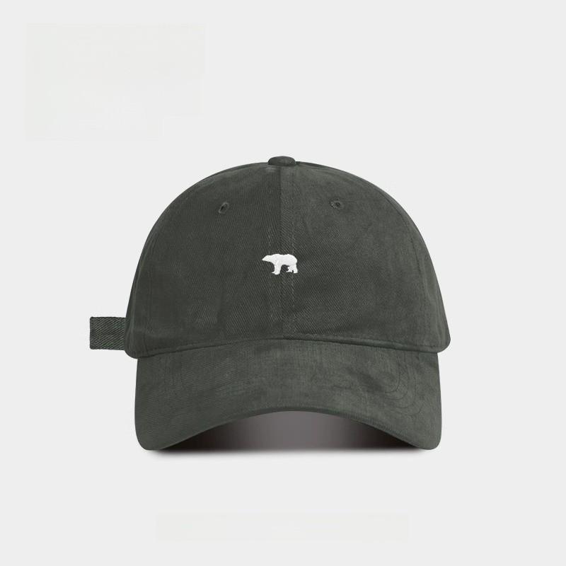 Arctic Bear Embroidered Baseball Cap With Breathable Cotton For Summer And Casual Wear