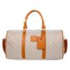 Presbyopia Checkerboard Fabric Large Capacity Trapeze Single Shoulder Fitness Bag Travel Bag Student Bag