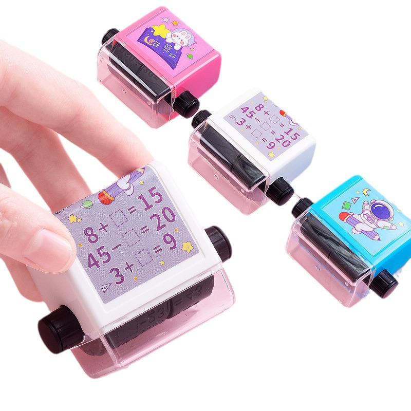 Math Arithmetic Fill-in-the-Blank Stamp Set: 100 Exercises for Homework Mistakes