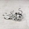 Oktopus Handyhalter Retro Metall Oktopus Handy Ständer Multifunktionaler Schreibtisch Stifthalter Sammlerstück Tier Skulptur für Schreibtisch Dekoration