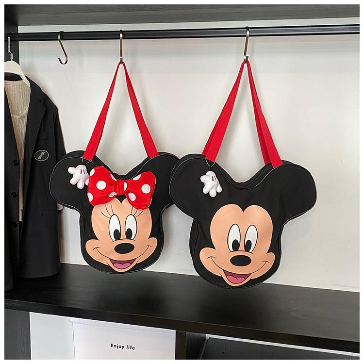Modische Tasche im Mickey Maus Stil für Damen mit großem Fassungsvermögen aus PU-Material, perfekt für den täglichen Gebrauch