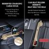 Car Seat Gap Filler Set Of 2, Upgraded Car Side Seat Gap Fillers With Organizer, Cup Holder & Hook Function, Erts Between Front Seats Console Catcher