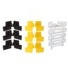 12x/set Convenient Tray Stacking Space Saving Tray Storage and Save Space Convenient Stacking Holder Rack for Kitchen