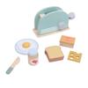 Wooden Toaster Play Set Kids Play Toaster Accessory Set Educational Parent Child Interactive Toy