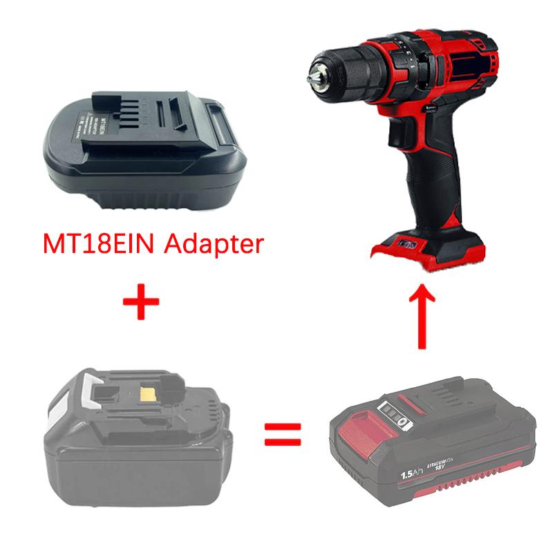 1/2PCS Adapter for Makita 18V To for Einhell 18V Li-ion Battery Replacement Converter for Einhell Power Tools Drill Driver Use