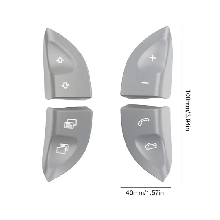 1 Pair High Compatibility Steering Wheel Function Keys Buttons Multiple Control for W215 W220 S430 S500 S600 CL500 CL600