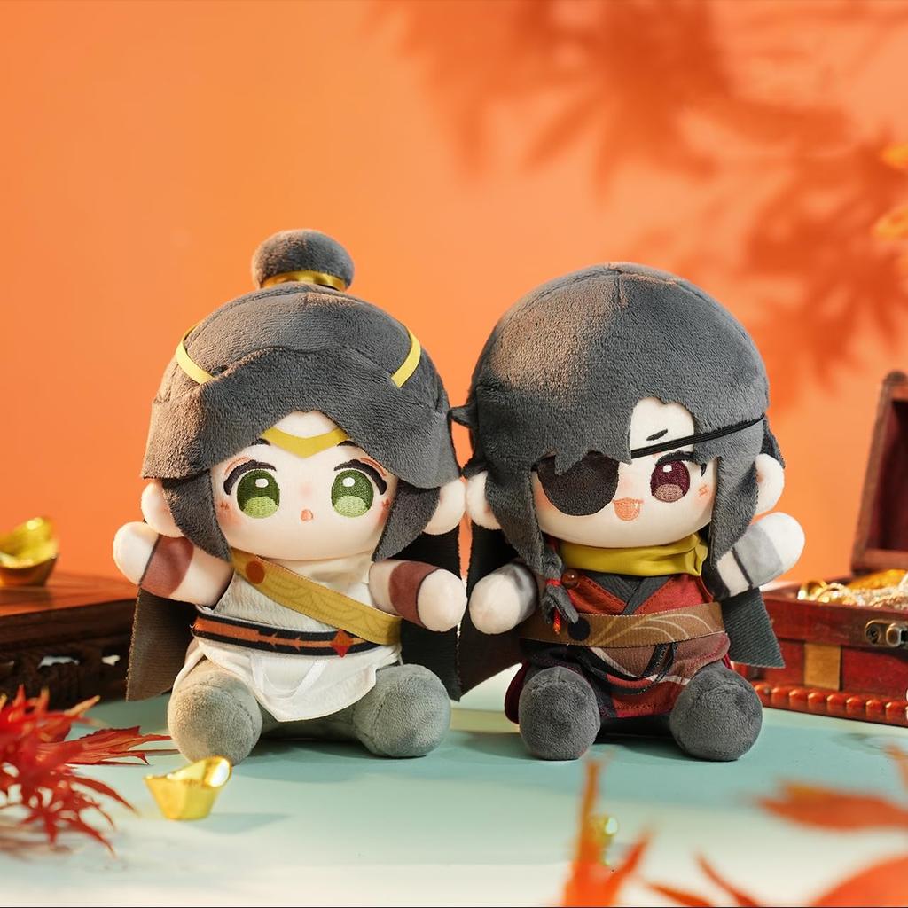 Mingyue Loulan Series 15cm Plush Toys Xie Lian Set of Character Cute Official Merchandise "Tenkan Shifu" (Sitting Position) - & Huacheng, 2, Dolls,