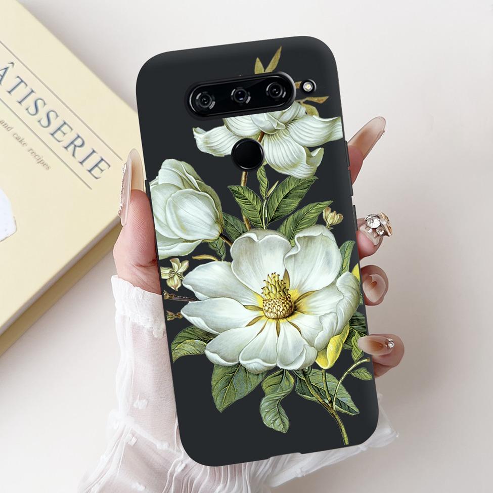 For LG V40 V50 ThinQ Case V50S ThinQ Cute Cartoon Cat Luxury Cool Shockproof Silicone Back Cover For LG V50S ThinQ 5G Phone Case