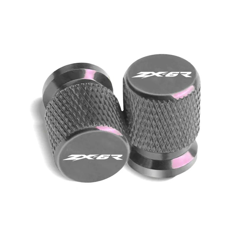 For Kawasaki Ninja ZX-6R ZX 6 R 6R ZX6R 2009-2025 2025 Motorcycle Accessories CNC Vehicle Wheel Tire Valve Stem Caps Dust Covers