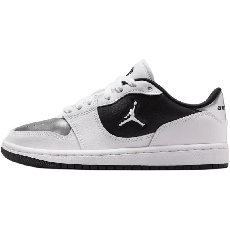 Jordan COURT CONNECT low-top basketball shoes white/black unisex GS IR2298-100 38.5